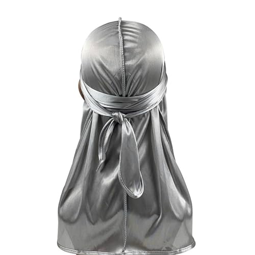 MICFENY Durag-Hut für Herren, langer Schwanz, bequem, schnell trocknend, Piratenhut für Zöpfe, Dreadlocks, Managementkleidung MICFENY Durag-Hut für Herren, langer Schwanz, bequem, schnell trocknend, Piratenhut für Zöpfe, Dreadlocks, Managementkleidung von MICFENY