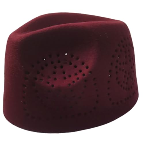MICFENY Elegante Herren-Gebetskappe, Stickerei, ausgehöhlter Taqiyah-Kufi-Hut für verschiedene religiöse Aktivitäten, Versammlungen und den täglichen Gebrauch MICFENY Elegante Herren-Gebetskappe, Stickerei, ausgehöhlter Taqiyah-Kufi-Hut für verschiedene religiöse Aktivitäten, Versammlungen und den täglichen Gebrauch von MICFENY