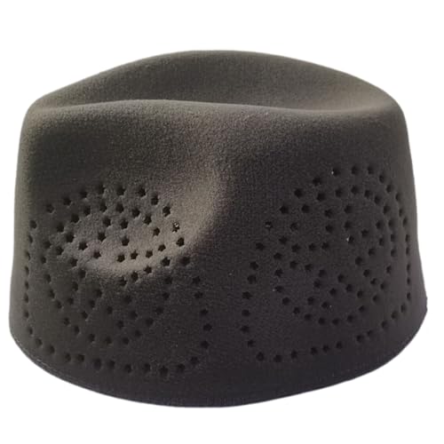 MICFENY Elegante Herren-Gebetskappe, Stickerei, ausgehöhlter Taqiyah-Kufi-Hut für verschiedene religiöse Aktivitäten, Versammlungen und den täglichen Gebrauch MICFENY Elegante Herren-Gebetskappe, Stickerei, ausgehöhlter Taqiyah-Kufi-Hut für verschiedene religiöse Aktivitäten, Versammlungen und den täglichen Gebrauch von MICFENY