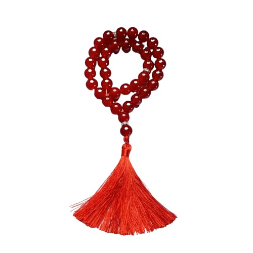 MICFENY Glasperlen Armband Rosenkranz Perlen und Fransenanhänger für Gebetsmeditationen Elegante Glaskörner Rosenkranz Perlen MICFENY Glasperlen Armband Rosenkranz Perlen und Fransenanhänger für Gebetsmeditationen Elegante Glaskörner Rosenkranz Perlen von MICFENY