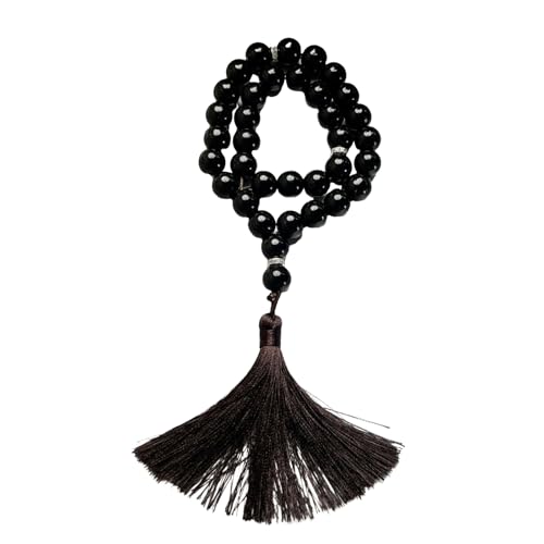 MICFENY Glasperlen Armband Rosenkranz Perlen und Fransenanhänger für Gebetsmeditationen Elegante Glaskörner Rosenkranz Perlen MICFENY Glasperlen Armband Rosenkranz Perlen und Fransenanhänger für Gebetsmeditationen Elegante Glaskörner Rosenkranz Perlen von MICFENY