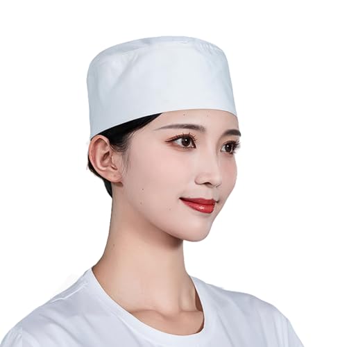 MICFENY Klassische verstellbare Arbeitskappen, Kochmütze für Hotelpersonal und Restaurant-Service, atmungsaktive flache Hüte für Sushi-Kellner MICFENY Klassische verstellbare Arbeitskappen, Kochmütze für Hotelpersonal und Restaurant-Service, atmungsaktive flache Hüte für Sushi-Kellner von MICFENY
