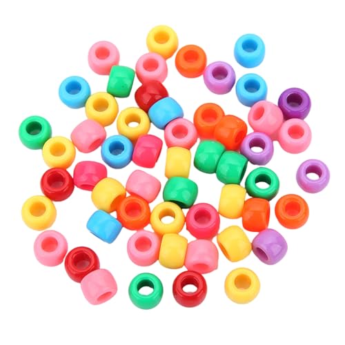 MICFENY Runde bunte Acryl-Haarperlen, leuchten im Dunkeln, für Kinder, Mädchen, Zöpfe und Frauen, modisches Haar-Accessoire, 200 Stück MICFENY Runde bunte Acryl-Haarperlen, leuchten im Dunkeln, für Kinder, Mädchen, Zöpfe und Frauen, modisches Haar-Accessoire, 200 Stück von MICFENY