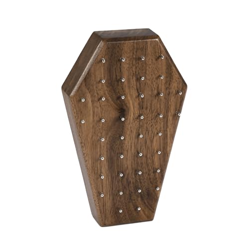 MICFENY Stilvoller Holz-Präsentationsständer für Piercing-Schmuckhalter zum Organisieren von Ohrringen, Lippenringen und Körperpiercing-Zubehör MICFENY Stilvoller Holz-Präsentationsständer für Piercing-Schmuckhalter zum Organisieren von Ohrringen, Lippenringen und Körperpiercing-Zubehör von MICFENY