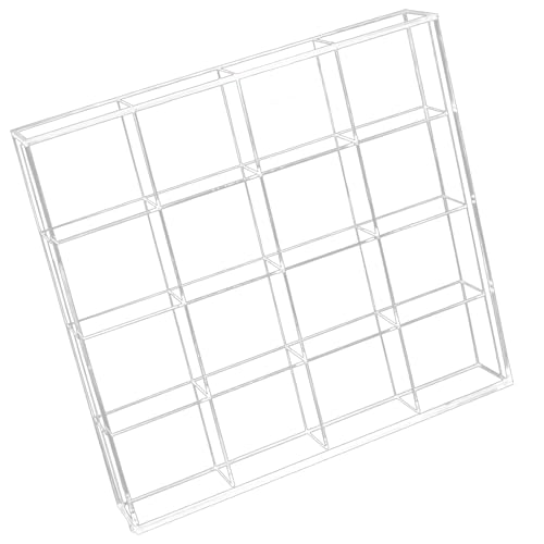 MICFENY Tragbare Acryl-Abzeichen-Vitrine mit Fächern, hohe Transparenz, Aufbewahrungsbox für Pins und Sammlerstücke MICFENY Tragbare Acryl-Abzeichen-Vitrine mit Fächern, hohe Transparenz, Aufbewahrungsbox für Pins und Sammlerstücke von MICFENY