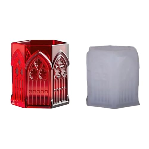 Multi Zweck Silikonform Für Harzschmuck Container Kirche Fenster Pflanzer Und Dekorative Kerzenbehälter Craft Kirche Fenster Kerzenhalter Silikonform Multi Zweck Silikonform Für Harzschmuck Container Kirche Fenster Pflanzer Und Dekorative Kerzenbehälter Craft Kirche Fenster Kerzenhalter Silikonform von MICFENY