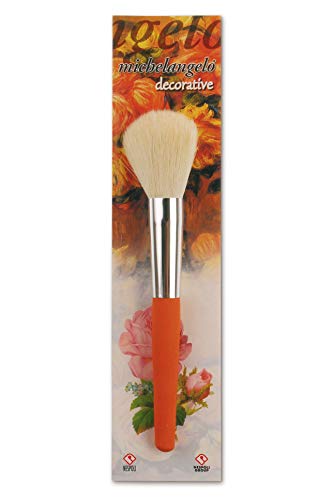 Nespoli Michelangelo Deko-Pinsel, rund, Holzgriff, FSC, Orange, 6 Stück Nespoli Michelangelo Deko-Pinsel, rund, Holzgriff, FSC, Orange, 6 Stück von MICHELANGELO