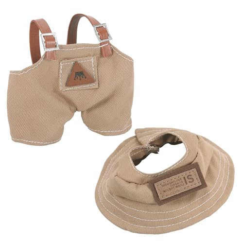 Kleidung für 17cm Plüsch, Niedliche Bekleidung Zubehör für Bubu Puppen, 17 cm Puppenkleidung DIY Outfit, Bubu Klamotten für Kinder Geschenke (Puppen Nicht Enthalten) von MICHIHOMIE