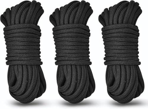 8mm Baumwollschnur 3Pack Baumwollseil 10m/Rolle - Baumwollkordel weich und strapazierfähig Bindeseil Baumwolle Bindeschnur, vielseitig für DIY, Dekoration, Gartenarbeit und kreative Anwendungen 8mm Baumwollschnur 3Pack Baumwollseil 10m/Rolle - Baumwollkordel weich und strapazierfähig Bindeseil Baumwolle Bindeschnur, vielseitig für DIY, Dekoration, Gartenarbeit und kreative Anwendungen von MIDERDO