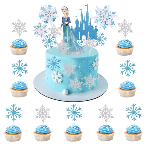 Anime Tortenfigur Eiskönigin Tortendeko Kuchen Deko Prinzessinnen Tortendeko Schneeflocke Happy Birthday Kuchen Topper Muffin Deko Torte für Geburtstag,Hochzeit, Weihnachten-c Anime Tortenfigur Eiskönigin Tortendeko Kuchen Deko Prinzessinnen Tortendeko Schneeflocke Happy Birthday Kuchen Topper Muffin Deko Torte für Geburtstag,Hochzeit, Weihnachten-c von MIFKLMV