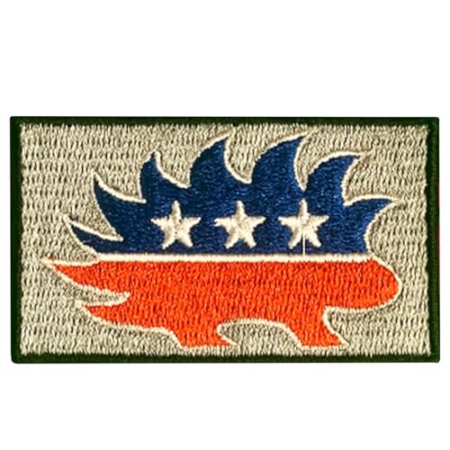 Libertarian Flag Patch, National Embroidered Flags Patches Premium Embroidered - National Emblem Flag Patch (Iron On/Sew On, 12.7 cmx7.6 cm) von MIG Atlanta