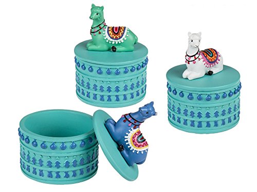1 x wunderschöne Zahndose,Aufbewahrungsdose Lama aus Polyresin von MIK funshopping