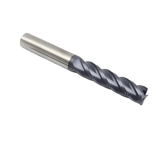 1/5/10PCS HRC50 4Nuten 8mm Vollhartmetall-schaftfräser 60mm 75mm 100mm Lange Standard Länge Seite fräsen Schlitzen Profiling planfräser(5PCS,HRC50-4F-D8x75L) von MIKFESPO