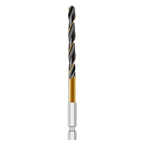 1/5/15 Stück Hochgeschwindigkeitsstahl 1/4 Sechskantschaft Spiralbohrer Holz Metall Lochschneider Kernbohrwerkzeug Kobalt Spiralbohrer 1,5 mm-14 mm(10.5mm) von MIKFESPO