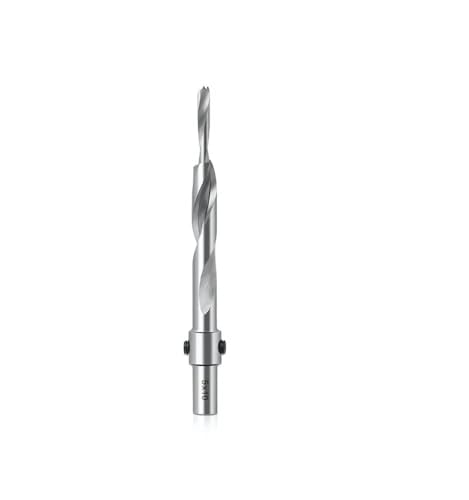 1/5 Stück 10 mm Schaft-Senkbohrer mit verstellbarem Tiefenanschlag, Anfasen, Senkbohren for Holz, Kunststoff(3x8x100) von MIKFESPO
