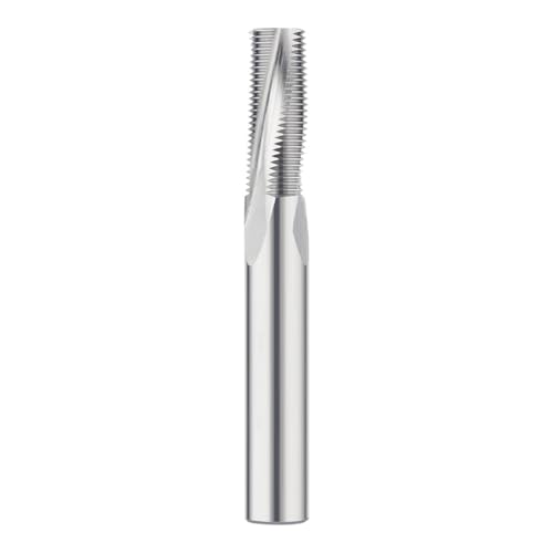 1 Stück 3T Aluminium metrisch hohe Härte drei Zähne Legierung Wolframstahl CNC-Bearbeitungszentrum Gewindefräser(3T-M20xP2.5-ZK01) von MIKFESPO