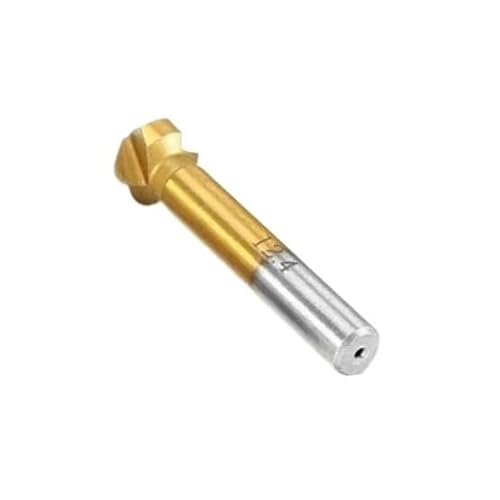 1 Stück Anfaswerkzeuge Senkbohrer 90 Grad HSS6,3/8,3/10,4/12,4/16,5/20,5 mm Gold Mehrzweck(12.4mm) von MIKFESPO