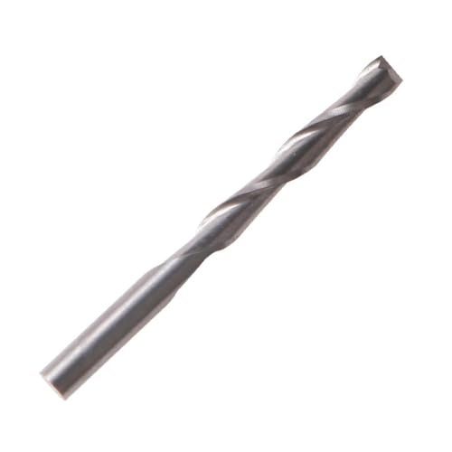 1 Stück HRC45 3,175 mm 4 mm 6 mm 8 mm zweischneidiger Fräser Hartmetall Spiralgravur Universalschneider Graviermaschinenschneider(8x52x80mm) von MIKFESPO