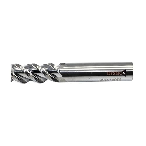 1 Stück HRC60 3 Fraises En Aluminium Face Moulin 1mm-12mm 2mm 2.5mm 3mm 4mm 5mm 6mm 8mm Hélice De Coupe Fraise À Bout Plat En Alliage(HRC60 3F-D6X50L) von MIKFESPO