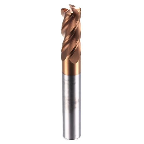 1 Stück HRC60 CNC 4 Flöten 12 mm 14 mm 16 mm 18 mm 100L 150L Fräsbearbeitungswerkzeuge Wolframstahlbeschichtete Schaftfräser(4F60C-18X100L) von MIKFESPO