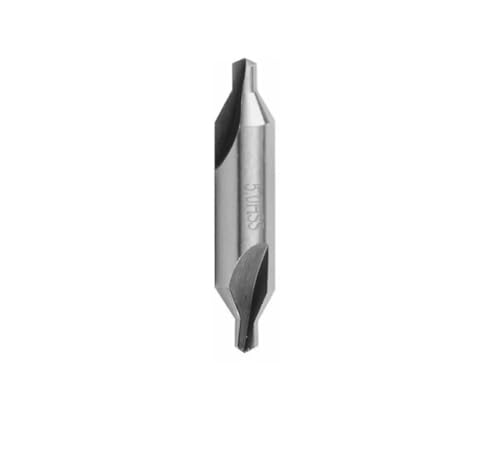 1 Stück HSS-Mittelbohrer, 1–6 mm, Doppelend-Mittelbohrer, 60-Grad-Senker, Winkelbit, Metallbearbeitung, Lochbohrwerkzeug, Lochschneider(1pc 2.5mm) von MIKFESPO