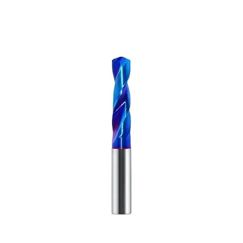 1 Stück Hartmetallbohrer Hartmetallbohrer blau 63 HRC Wolframstahl Spiralbohrer for Metallbearbeitung CNC-Drehmaschine Bohrwerkzeug 1–12 mm(2.0X40) von MIKFESPO