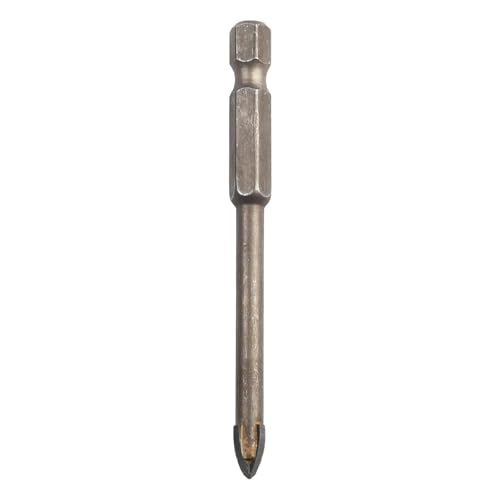 1 Stück Kreuzsechskant-Fliesenbits Betonlochöffner Dreiecksbohrer 3/4/5/6/8/10/12 mm Wasserkühlung ist erforderlich, um Verbrennungen zu vermeiden(4mm) von MIKFESPO