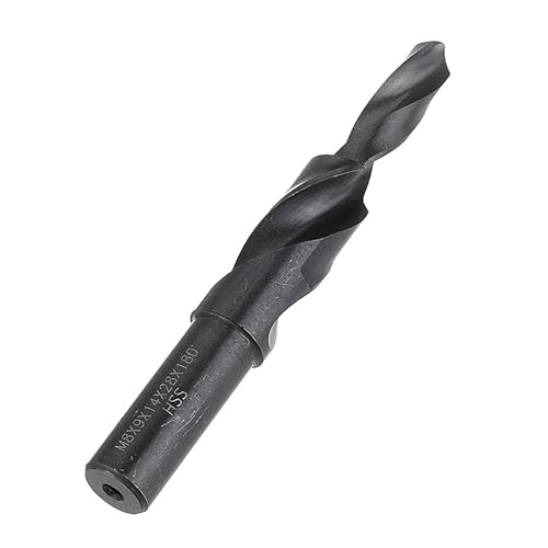 1 Stück M3-M12 90/180 Grad HSS6542 Nitrid Zweistufiger Stufenspiralbohrer Senker Fasenschneider for Stahl Eisen Kupfer Aluminium(90 Degree,M10) von MIKFESPO