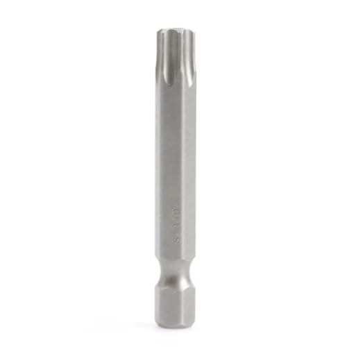 1 Stück Torx-Schraubendreher-Bit, legierter Stahl, 1/4 Zoll Sechskantgriff, T5 T7 T8 T9 T15 T20 T25 T27 T30 T40 Schraubendreher-Bit 50 mm(T30) von MIKFESPO