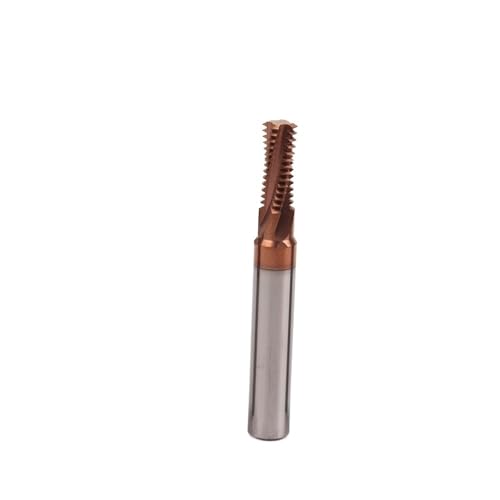 1 stück Hartmetall Gewindeschaftfräser M3 M4 M5 M6 M8 M10 M12 M14 Gewindefräser Beschichtet Gewinde Fräser for Stahl(M5.0 x P 0.8) von MIKFESPO
