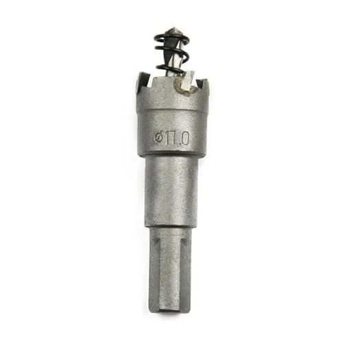 1 stücke 15-55mm Hartmetall Bohrer Bits Holz Loch Sah Bohren Krone for Metall Eisen Aluminium Edelstahl holz Cutter Werkzeuge(17mm) von MIKFESPO