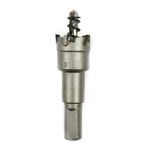 1 stücke 15-55mm Hartmetall Bohrer Bits Holz Loch Sah Bohren Krone for Metall Eisen Aluminium Edelstahl holz Cutter Werkzeuge(19mm) von MIKFESPO