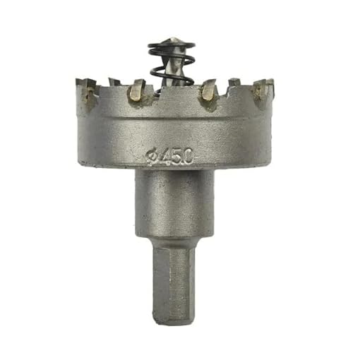 1 stücke 15-55mm Hartmetall Bohrer Bits Holz Loch Sah Bohren Krone for Metall Eisen Aluminium Edelstahl holz Cutter Werkzeuge(45mm) von MIKFESPO