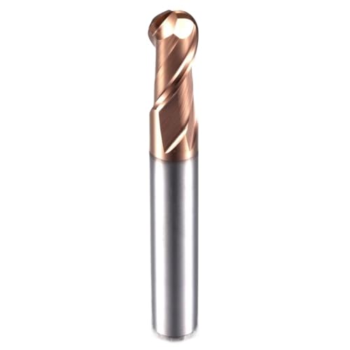 1 stücke 2 Flöte Verlängern Mühle 100L Schneiden HRC60 4mm 5mm Fräsen Bearbeitung Wolfram Stahl Ball Nase ende Bit Fräser(R5.0x10Dx150L) von MIKFESPO