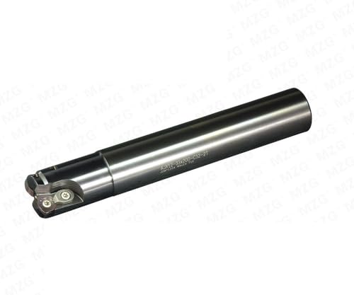 1 stücke AJX09RC25-25-200-2T Zwei Hartmetall Einsätze Eingespannt Schnelle Fütterung Fräser Arbor Fräsen Bearbeitung Legierung Ende Mühle Schaft(AJX09RC25-26-200-2T) von MIKFESPO