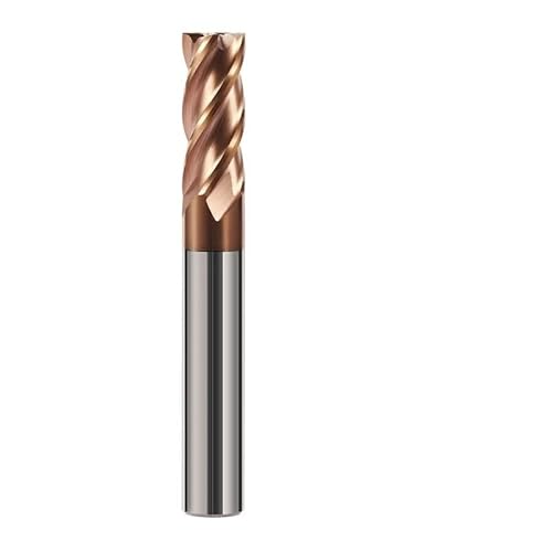 1 stücke HRC55 Hartmetall-schaftfräser 1 2 4 5 6 8 10 12mm 4 Flöten Fräser Legierung beschichtung Wolfram Stahl Schneiden Werkzeug CNC bearbeitung Schaftfräser(4.5mmX50L) von MIKFESPO