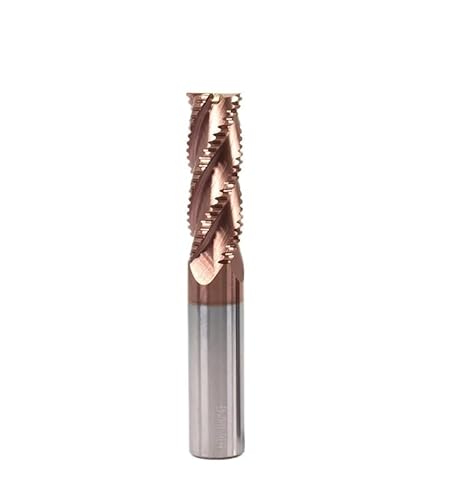 1 stücke HRC58 4mm 6mm 8mm Hartmetall Schruppen Schaftfräser Fräser 4 Flöten Drehmaschine Schaftfräser werkzeug for Stahl Aluminium Schruppen(29mm,HRC58 D8-60L CP) von MIKFESPO