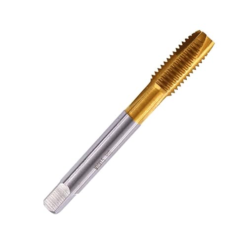 1 stücke HSS Titan Beschichtung Schraube Tap Bohrer M2 M 2,5 M3 M 3,5 M4 M5 M6 M8 M10 m12 Metrische Gerade Flöte Gewinde Tap Hand Werkzeuge(M8) von MIKFESPO
