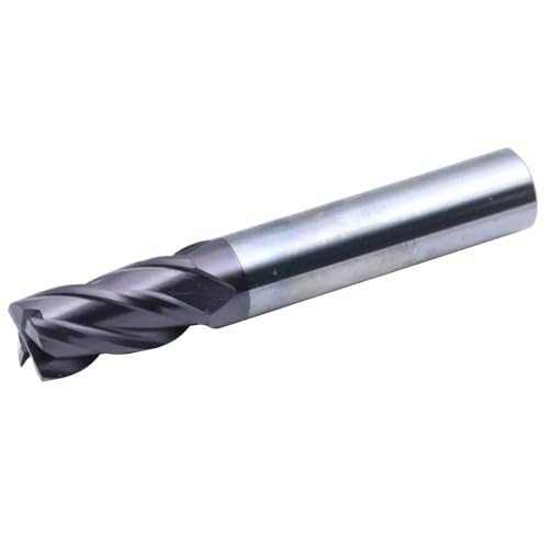 1 stücke Schneiden Verlängern Schaftfräser 100L HRC55 4 Flöte 1mm Fräsen Wolfram Stahl Spirale Werkzeuge Fräser Runde ball Nase(10R0.5x10Dx150L) von MIKFESPO