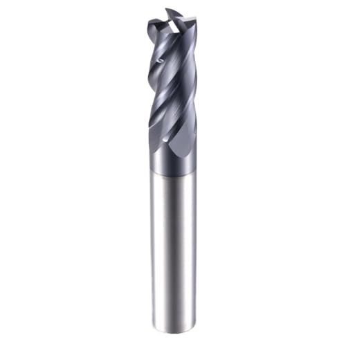 1 stücke Verlängern Schaftfräser 100L Schneiden HRC55 4 Flöten 4mm 6mm 10mm 12mm Aluminium Kupfer bearbeitung Wolfram Stahl Fräser(12.0x12Dx100L) von MIKFESPO