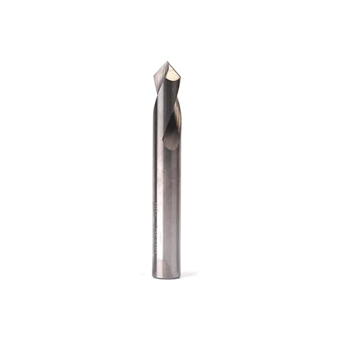 1PC 90 Grad Spot Bohrer HRC55 3MM 4MM 5MM 6MM 8MM 10MM maschine Loch Bohrer Anfasen Werkzeuge Wolfram Hartmetall Stahl for Alumi(10MMX75L) von MIKFESPO