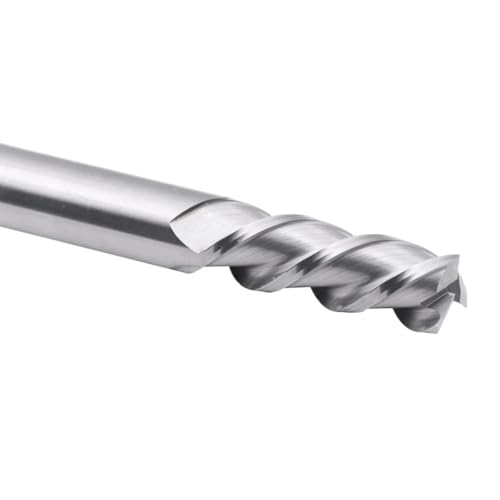 1PCS Aluminium Kupfer 3 Flöte Schneiden 75L 100L 150L HRC55 CNC Router Wolfram Stahl Sprial Bit Fräser Ende mühle(20x40xD20x100) von MIKFESPO