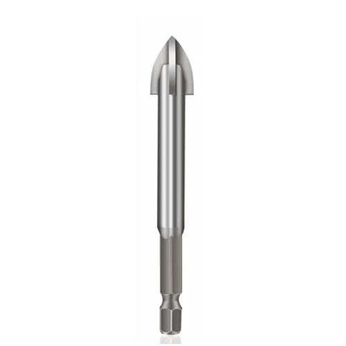 1pc 4/5/6/810/12mm Bohrer Kreuz Hex Fliesen Bits Glas Keramik beton Loch Opener Legierung Dreieck Bohrer Glas Bits Holzbearbeitung(10pcs 6mm,8mm) von MIKFESPO