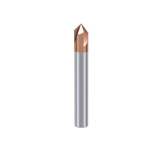 1pc 4-20mm Fase Fräser 90 Grad Hartmetall Anfasen Mühle Entgraten Kanten V Grove Router bit 3 Flöten CNC Ende Mühle(For Steel,14x100mm) von MIKFESPO