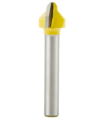 1pc Hartmetall Gravur Fräser for Holz Gravur Trimmen Werkzeug Schaft Router Bit V-förmigen Flach Kopf Fase 1pc Hartmetall Gravur Fräser for Holz Gravur Trimmen Werkzeug Schaft Router Bit V-förmigen Flach Kopf Fase von MIKFESPO