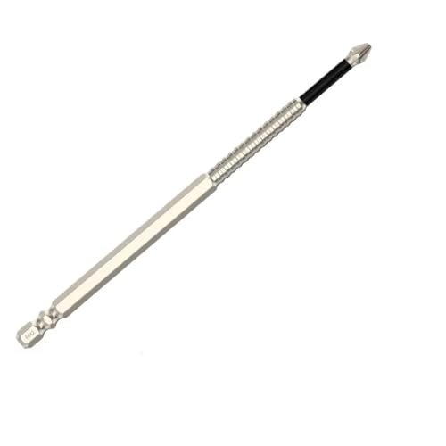 1pc Kreuz Schraubendreher Kopf Magnetischen Schraubendreher Bit Anti-Slip Lange Bohrer Bits PH2 Hohe Härte Elektrische Schraubendreher werkzeug(65mm) von MIKFESPO
