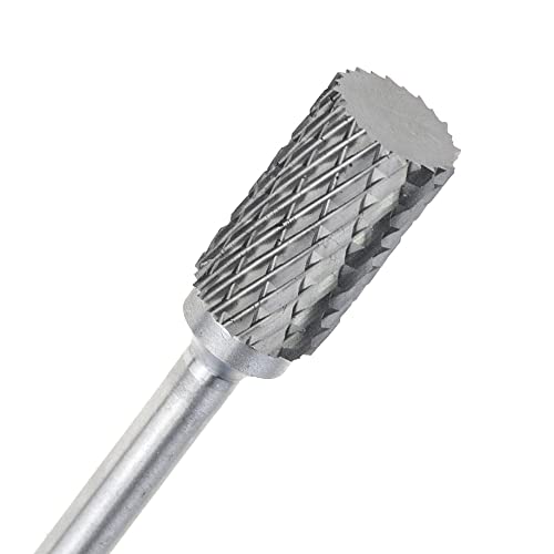 1pc Wolfram Hartmetall Stahl Double Cut Rotary Grat 6/8/10/12/16mm Datei fräser Kopf Holzbearbeitung Elektrische Schleifen Carvin(14mm,AX TYPE) von MIKFESPO
