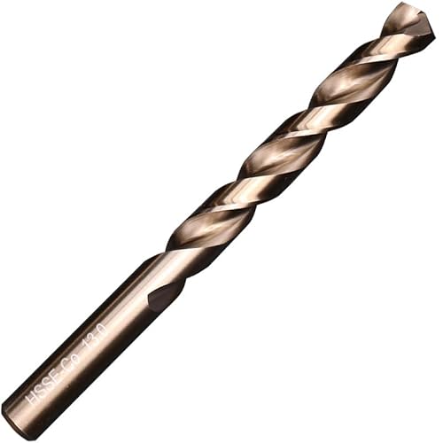 2 Stück 1–14 mm HSSE-CO Superharter Spiralbohrer mit hohem Kobaltgehalt, Lochöffner-Werkzeug for Edelstahl, Gesenkstahl, Aluminiumlegierung, Gusseisen(4.1mm 2pcs) von MIKFESPO