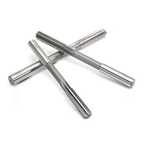 4/5/6/8 Stück 3–12 mm HSS-Maschinenreibahlen-Set H7 gerader Schaft Fräsfutter Reibahle for Metall, Stahl, Aluminium(4Pcs 4-6-8-10mm) von MIKFESPO