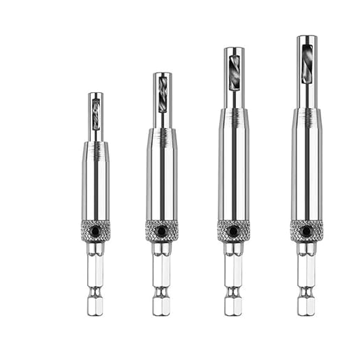 4-teiliges HSS-Kernbohrer-Set, Locher, Scharnierschneider for Tür, Schrank, selbstzentrierende Scharnier-Hardware, Holzbearbeitungs-Elektrowerkzeuge 4-teiliges HSS-Kernbohrer-Set, Locher, Scharnierschneider for Tür, Schrank, selbstzentrierende Scharnier-Hardware, Holzbearbeitungs-Elektrowerkzeuge von MIKFESPO